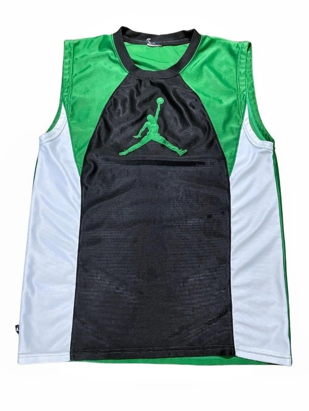 Jordan Jumpman Men's Jersey Tank XL Green/Black/White Mesh Breathable